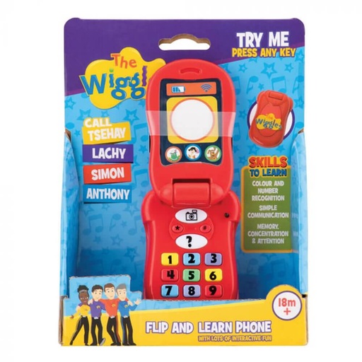 [JR2LPH01] Wiggles Flip & Learn Phone