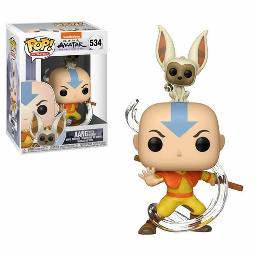 [IC1JOPN01] Avatar the Last Airbender Aang with Momo Pop! Vinyl