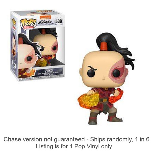 [IC1UEQF01] Avatar the Last Airbender Zuko Pop! Vinyl Chase Ships 1 in 6