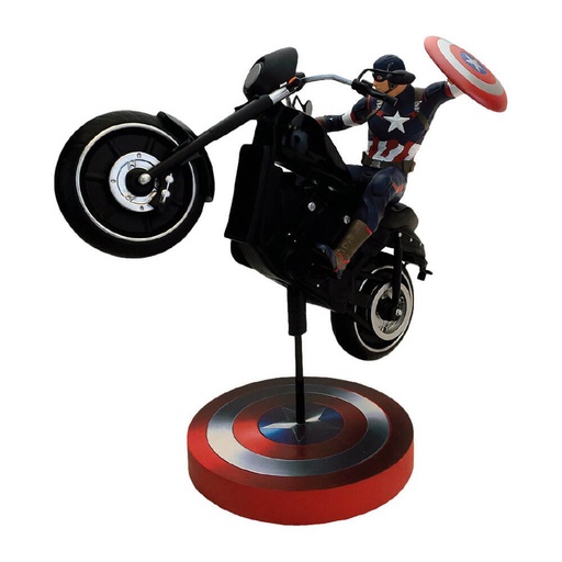 [IC3IKLF01] Avengers 2 Captain America Rides Premium Motion Statue