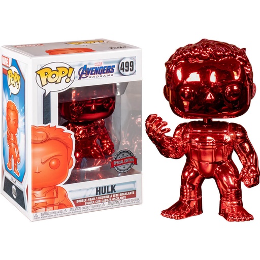 [IC4SNJQ01] Avengers 4 Endgame Hulk Red Chrome US Excl Pop! Vinyl