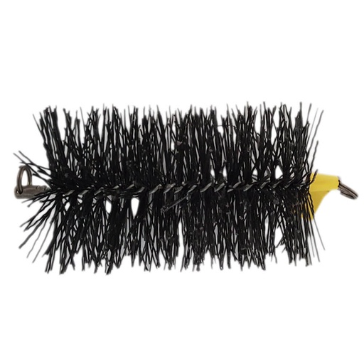 [SB1BPT01] FireUp Polypropylene Black Pull Thru Flue Brush (10" Dia.)