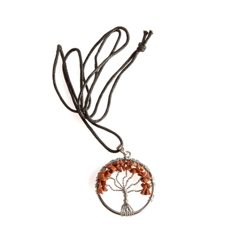 [MI19GTO01] Gemstone Tree of Life Pendant Necklace