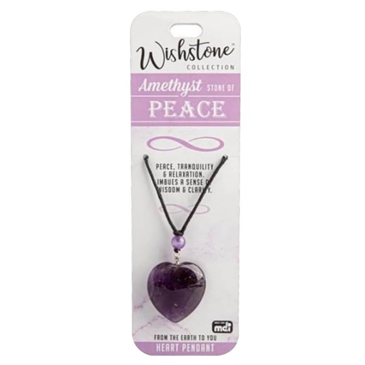 [MI19AHP01] Wishstone Collection Amethyst Heart Pendant