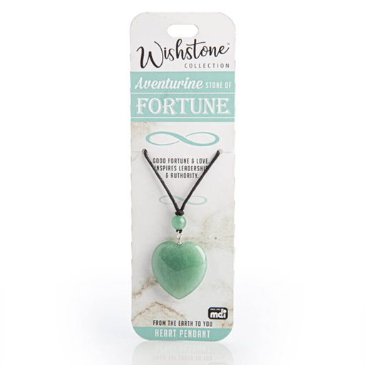[MI19APT01] Wishstone Collection Aventurine Heart Pendant