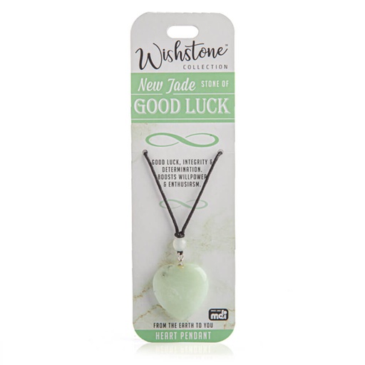 [MI19NHP01] Wishstone Collection New Jade Heart Pendant