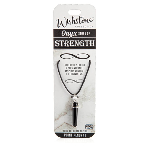 [MI19WCO01] Wishstone Collection Onyx Point Pendant