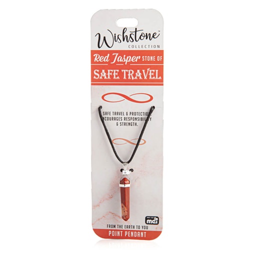 [MI19RJT01] Wishstone Collection Red Jasper Point Pendant