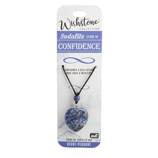 [MI19SOD01] Wishstone Collection Sodalite Heart Pendant