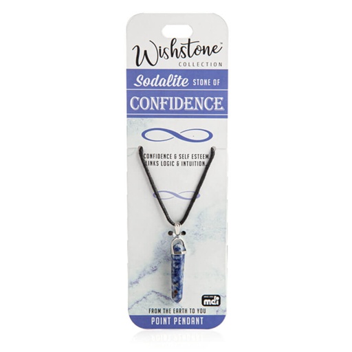 [MI19WCS01] Wishstone Collection Sodalite Point Pendant