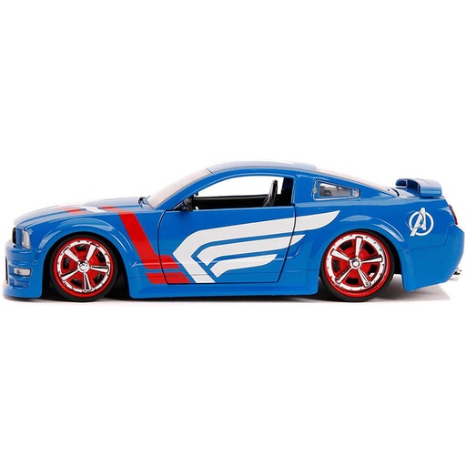 [IC5DJKR01] Cap America 2006 Ford Mustang GT 1:24 Scale Hollywood Ride
