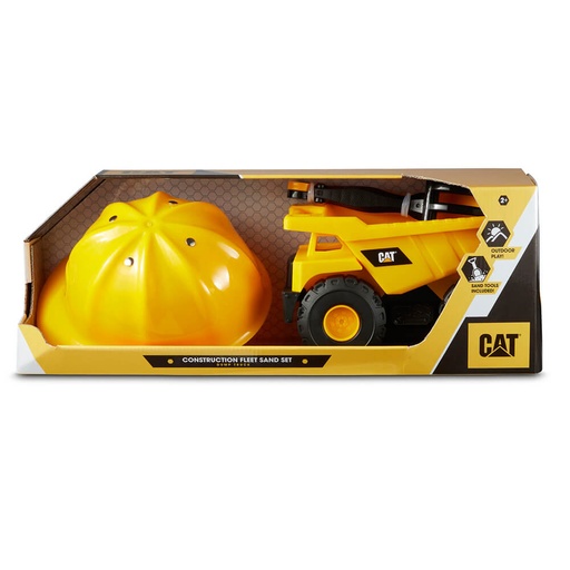 [AB1KKP01] CAT Construction Fleet 10" Dump Truck Sand Toy Set