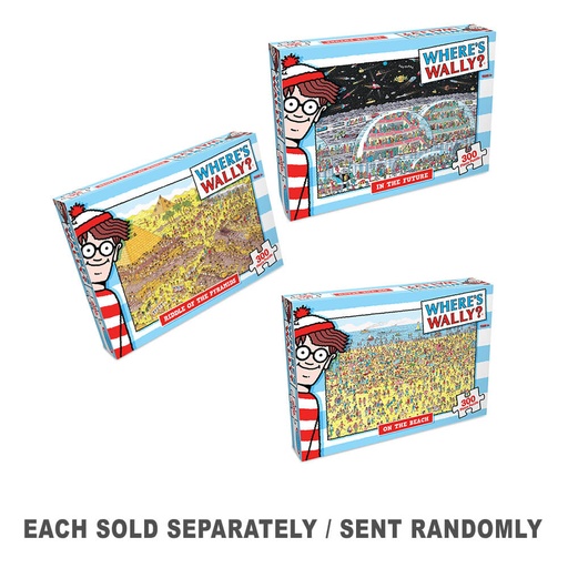 [AB1CBE01] Where's Wally 300pc. Jigsaw Puzzle (1pc Random Style)